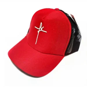 Boné Fé Vermelho Trucker Telinha Unissex
