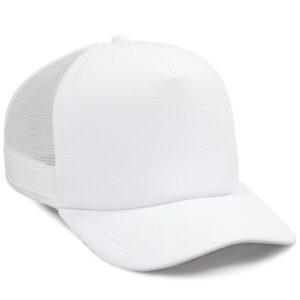 Boné Liso Branco Trucker Telinha Unissex
