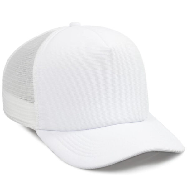 Boné Liso Branco Trucker Telinha Unissex