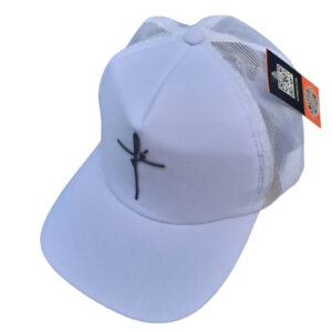 Boné Fé Branco Trucker Telinha Unissex