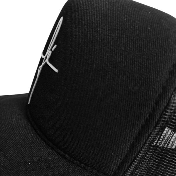 Boné Fé Preto Trucker Telinha Unissex - Imagem 2