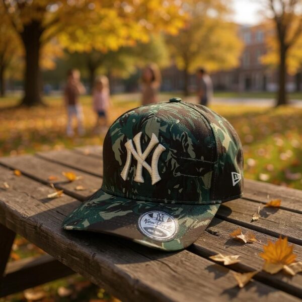 Boné New York Yankees 940 Cotton Damage Camuflado - New Era - Imagem 2