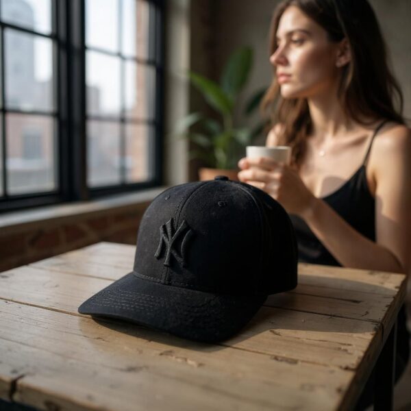 Boné New Era Todo Preto New York Yankees Ny - Imagem 4