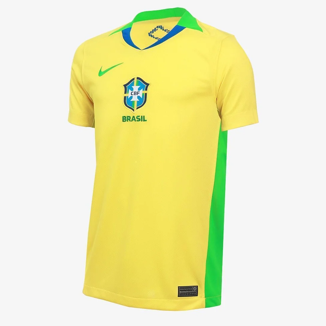 Camisa Brasil I 2025/26 Torcedor - Amarelo